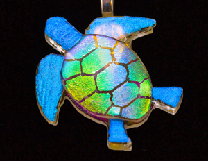 Stephanie Martin of Seaside Glassworks creates ocean-inspired glass, jewelry and art in her Islamorada working studio, which is open to visitors for tours.